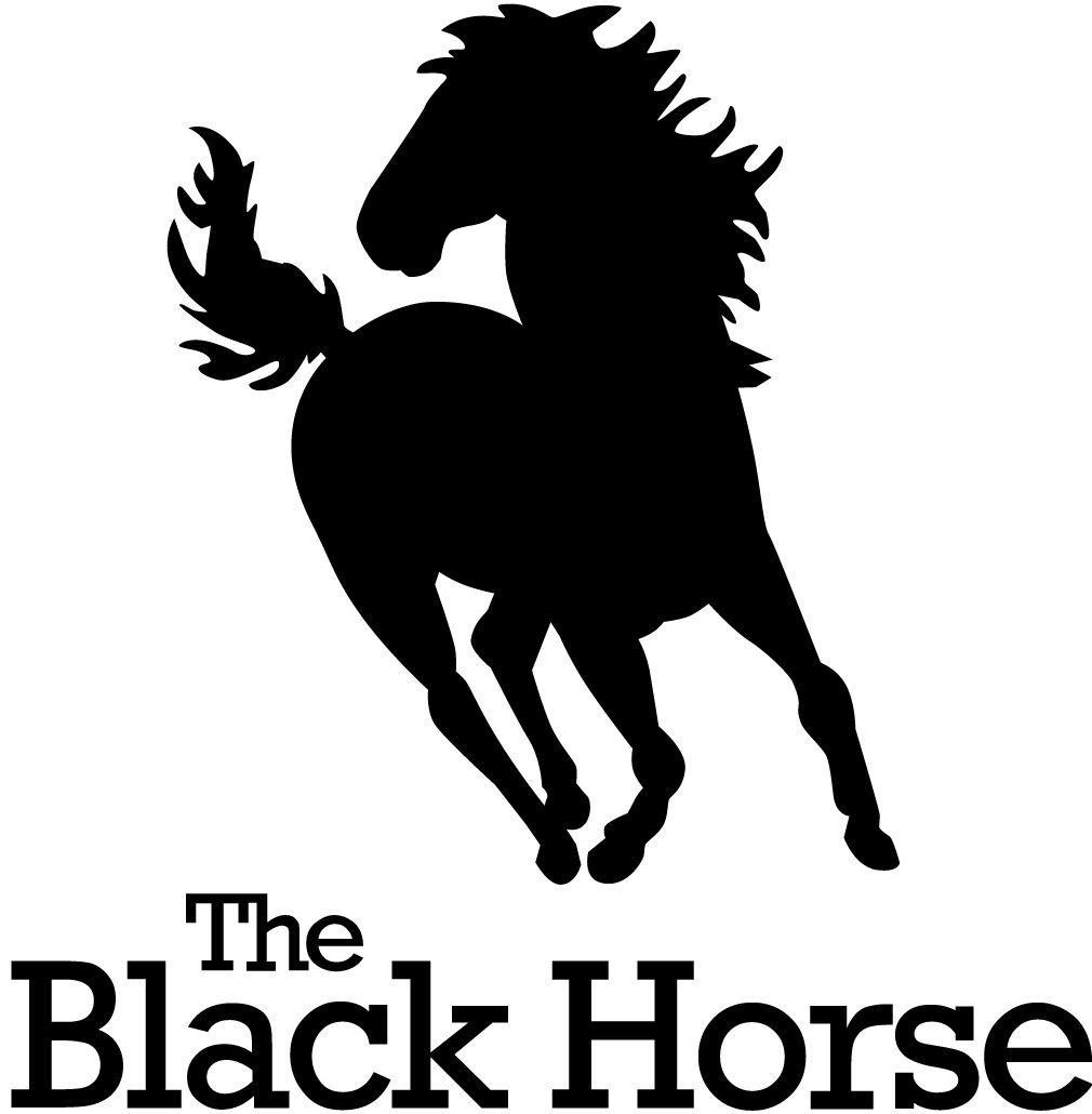 black-horse-logo-mono - The Birch at Woburn